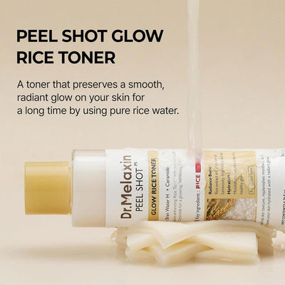 Dr.Melaxin Peel Shot Glow White Rice Toner 200ml