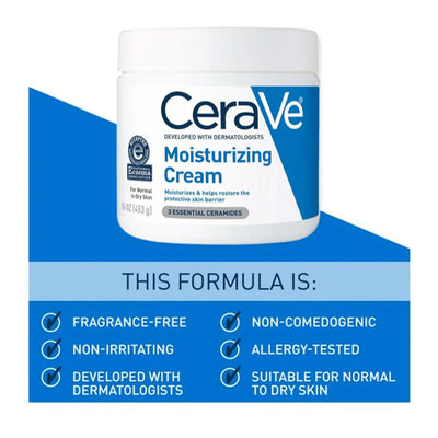 CeraVe Moisturizing Cream 453g - Normal To Dry Skin