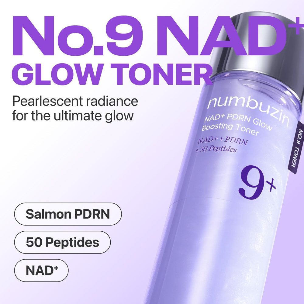 Numbuzin No.9 NAD+ PDRN Glow Boosting Toner 150ml