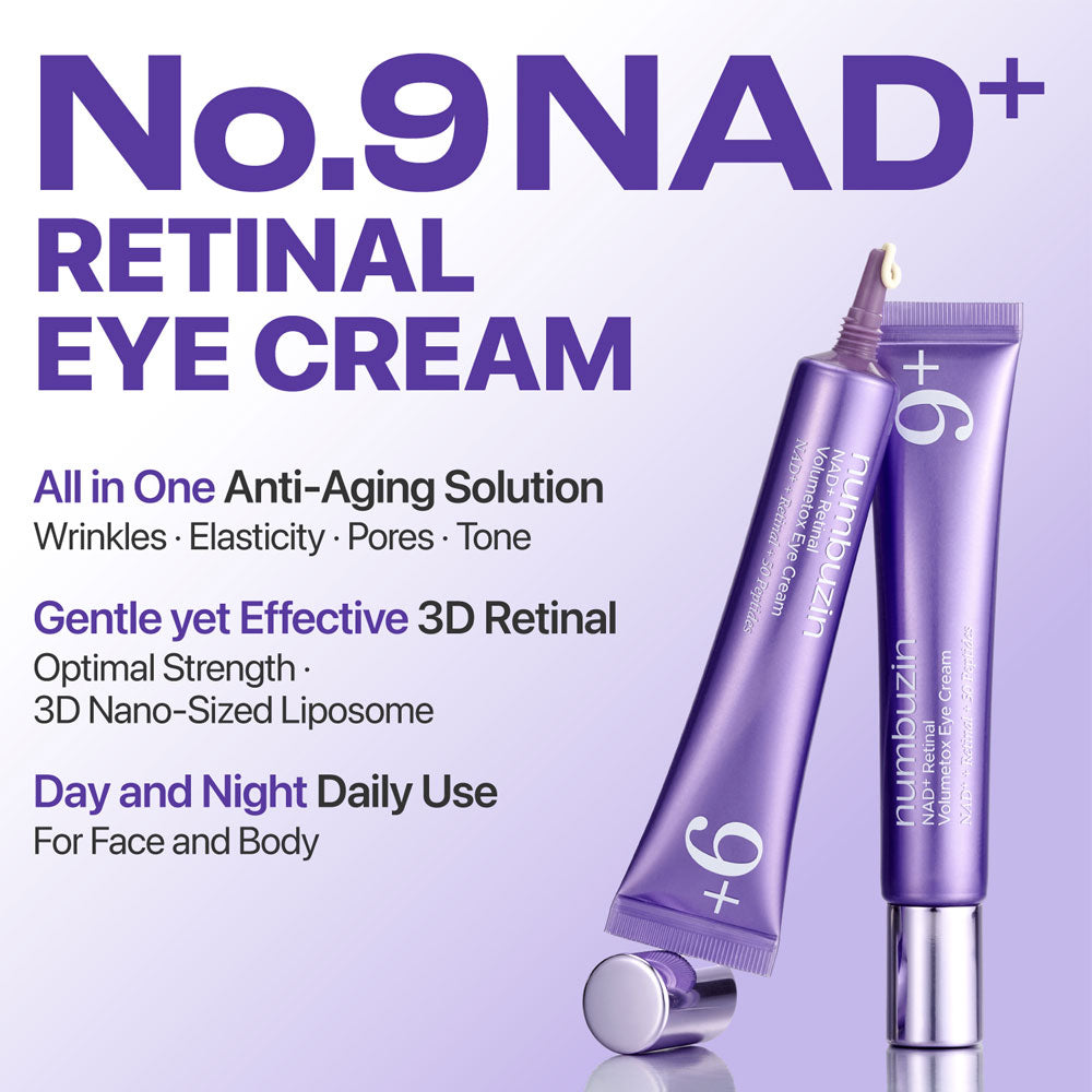 Numbuzin No.9 NAD+ Retinal Volumetox Eye Cream Tube Type 20ml