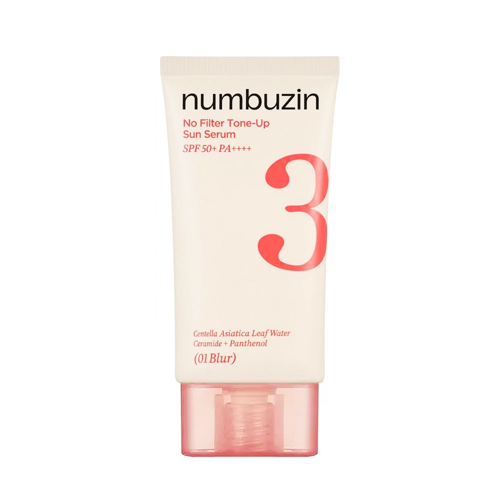 Numbuzin No.3 No Filter Tone-Up Sun Serum 50ml - 2 Types