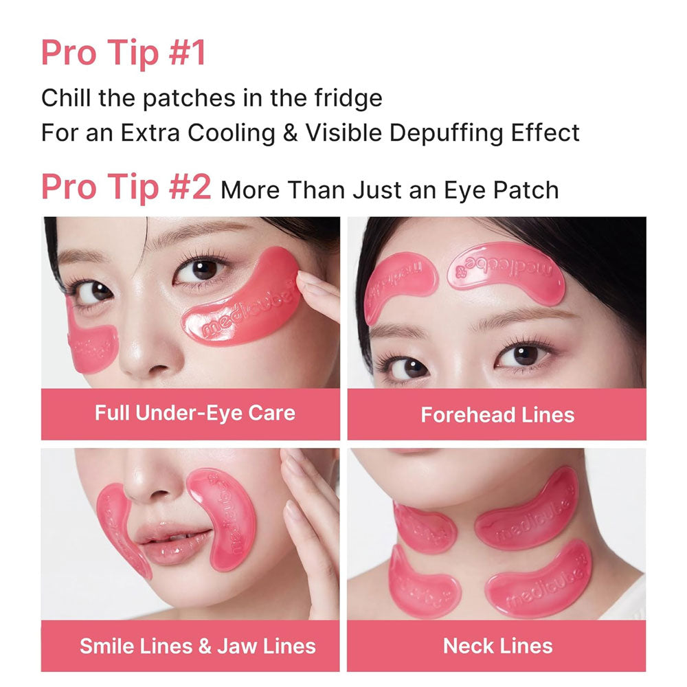 Medicube PDRN Pink Collagen Jelly Eye Mask - 1 Pair