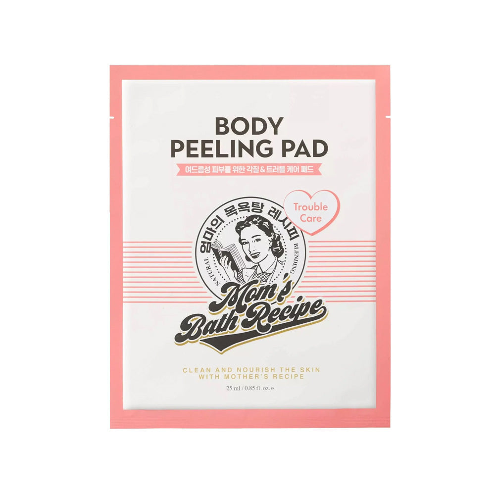 Mom's Bath Recipe Body Peeling Pad Trouble Care (1 pc)