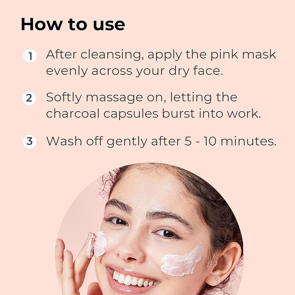 COSRX Poreless Clarifying Charcoal Mask Pink 110g