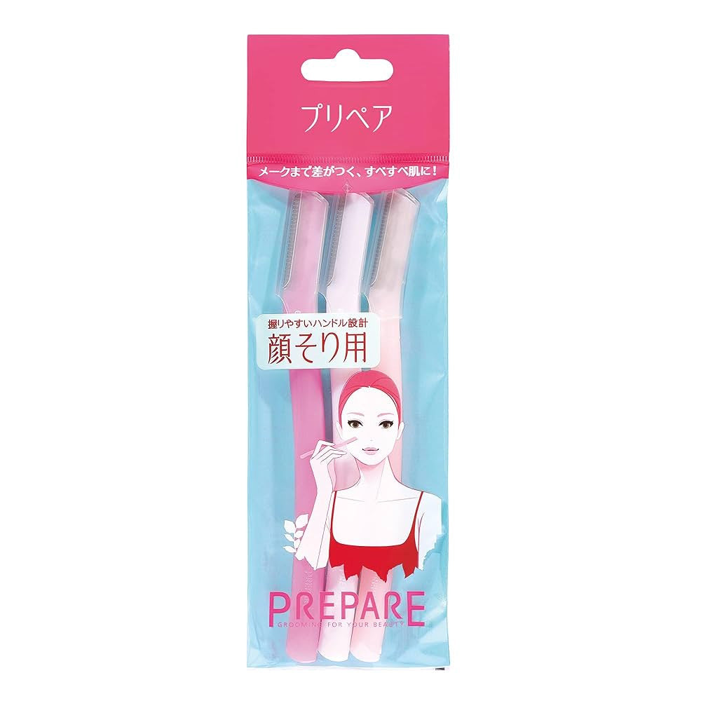Shiseido Prepare Face & Body Razor L Type for Face - 3 pcs