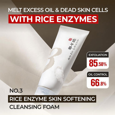 Numbuzin No.3 Rice Enzyme Skin Softening Cleansing Foam 170ml