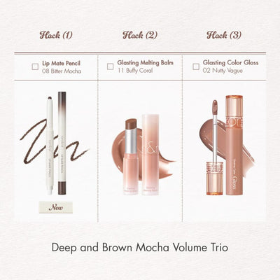 romand - Volume Hack Trio - Mocha Mousse Set