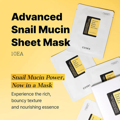 Cosrx Advanced Snail Mucin Power Sheet Mask (Single Sheet)