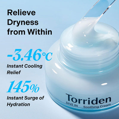 Torriden DIVE-IN Low Molecular Hyaluronic Acid Soothing Cream 100ml