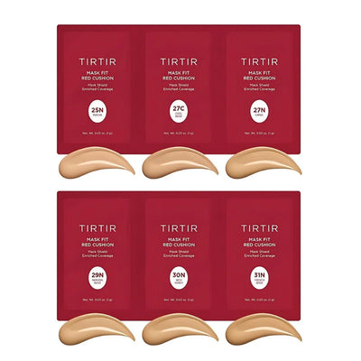 TIRTIR Mask Fit Red Cushion 6 Shade Trial Kit
